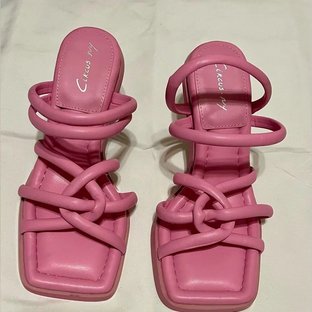 CIRCUS BY SAM EDELMAN Savanna Sandal in Pink Carnation, Size 6 NWOB